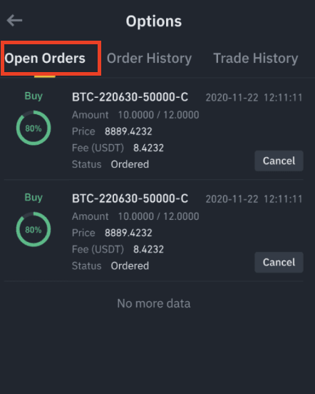 Binance Options Data | CoinGlass