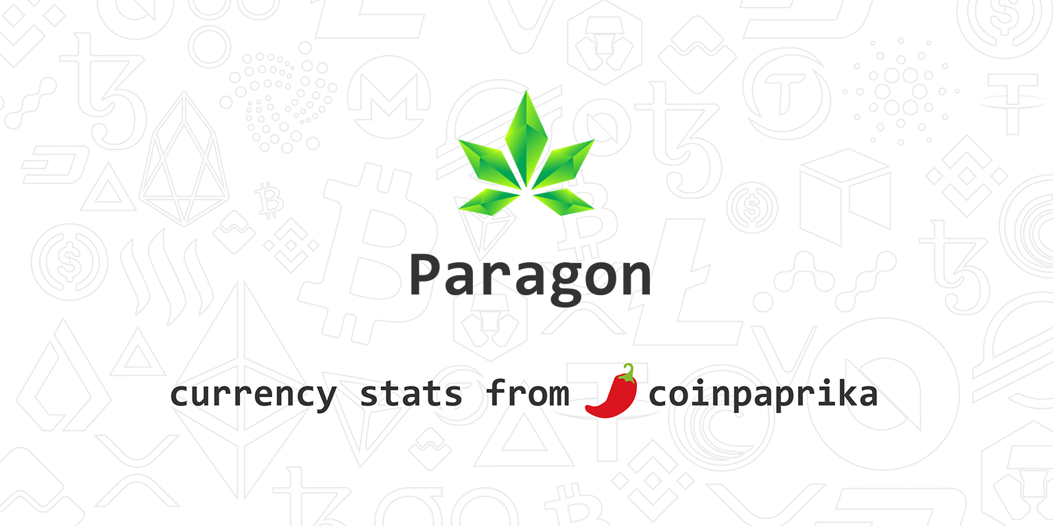 Paragon Capital price today, PARAGON to USD live price, marketcap and chart | CoinMarketCap