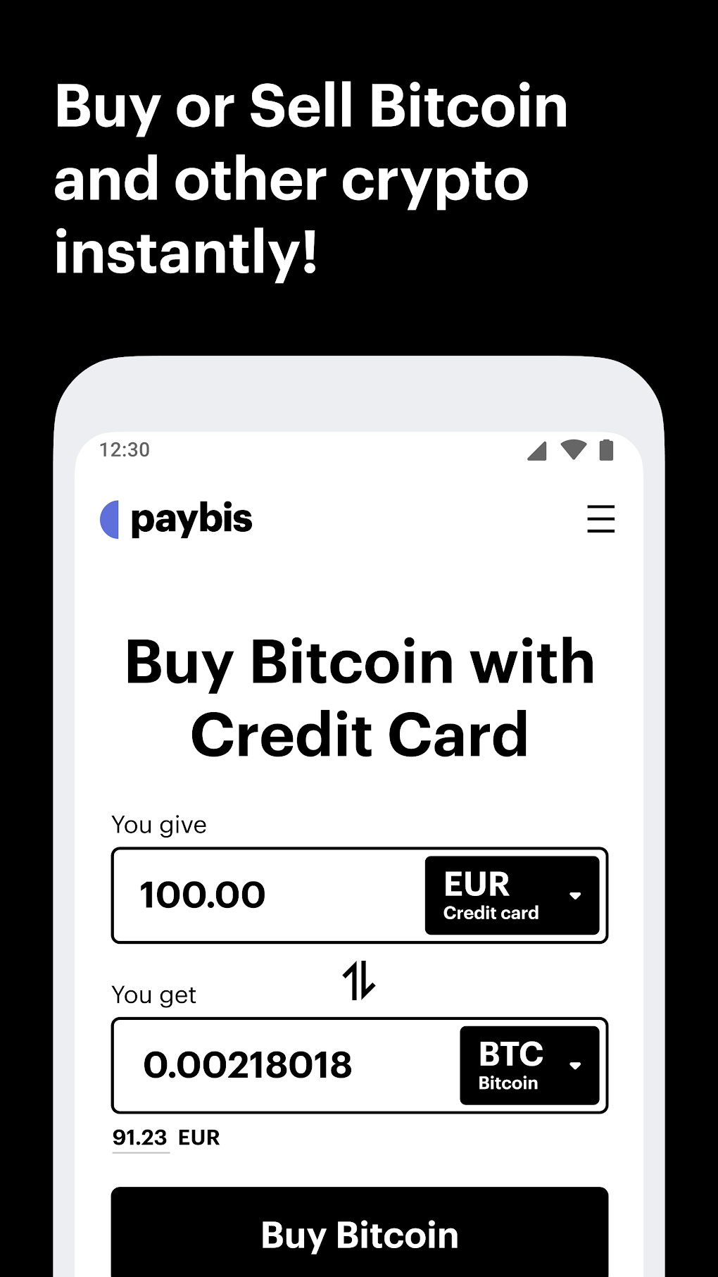 ‎Paybis: Bitcoin Wallet, Crypto on the App Store