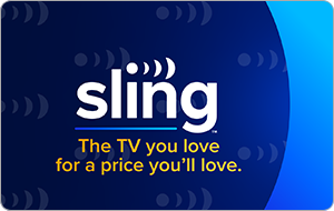 Use a Gift Card on an Existing Account | Sling TV Help