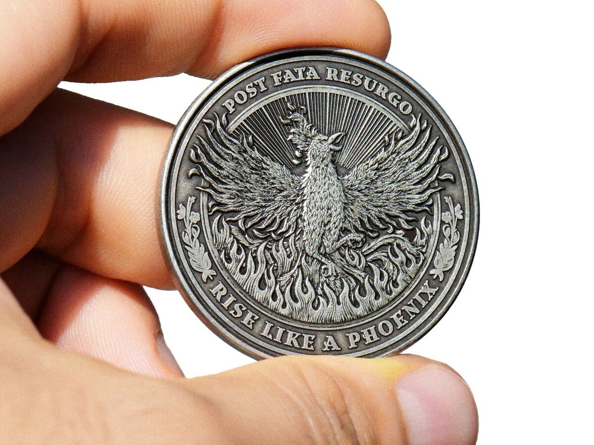 2x1oz Silver 2-Coin Set Phoenix V Dragon | PAMP