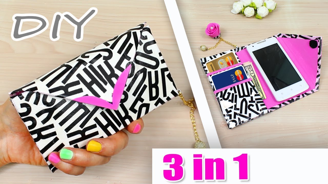 DIY Phone Wallet Case Tutorial ~ DIY Tutorial Ideas!