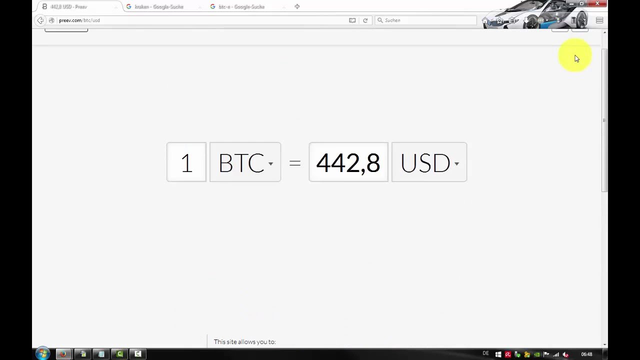 Bitcoin Exchange Rate — Bitcoin Live Converter — Preev