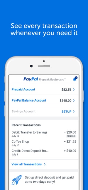 PayPal Debit and Credit Cards