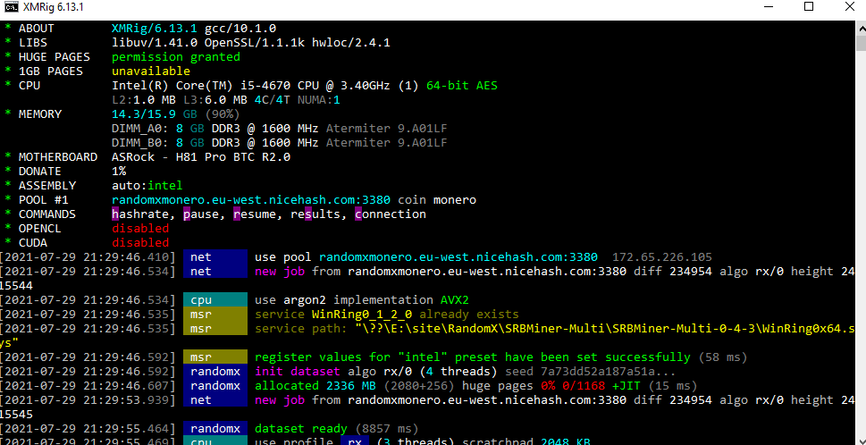 RandomX returns! - Prohashing Mining Pool Forums