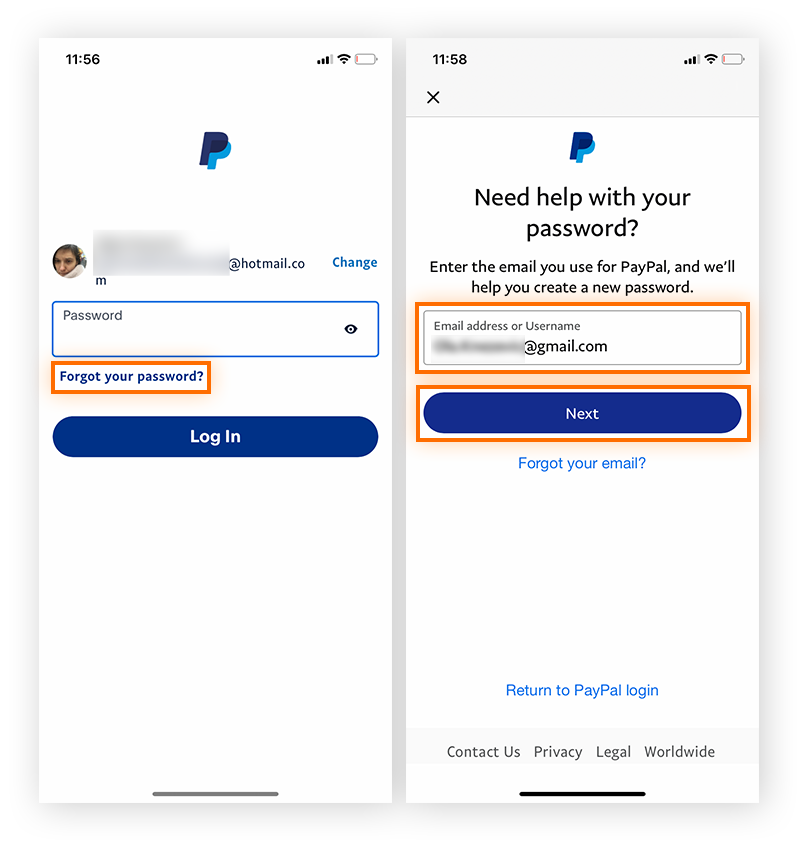 I forgot my password. How do I reset it? | PayPal PH