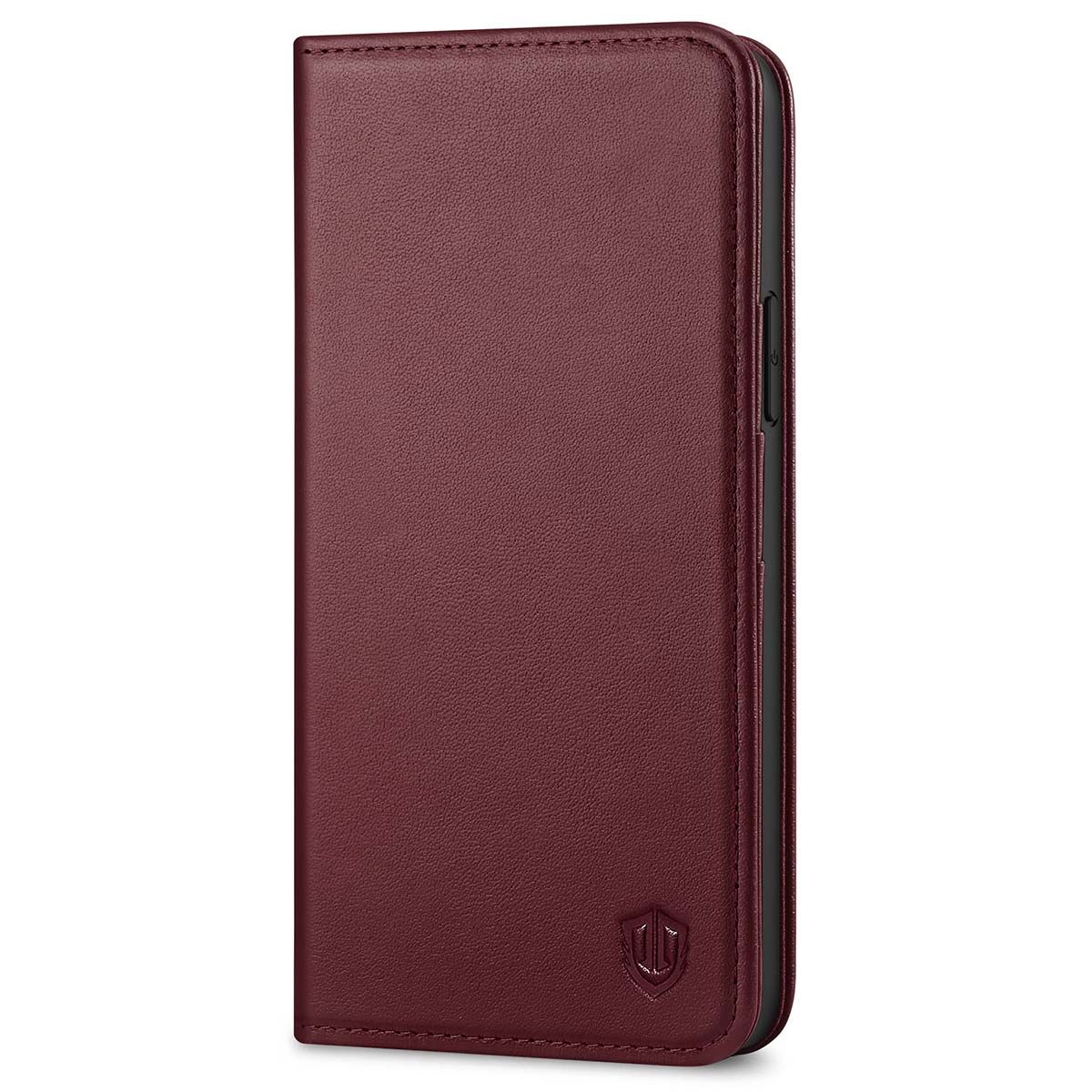 iPhone 14 Wallet Case by Ed Hicks, Red, Engraving Available, Shockproof, Genuine Leather