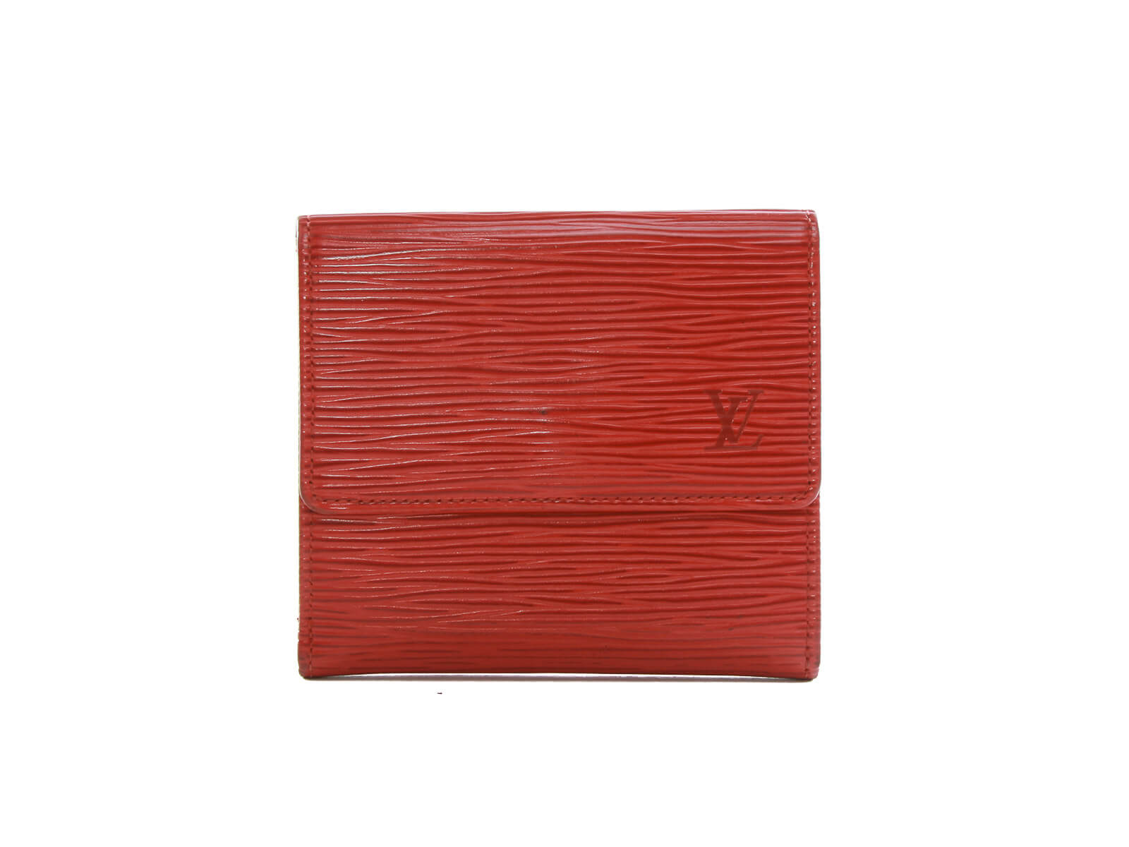 Louis Vuitton Red Epi Coin Compartment Fold Wallet – Luxury Trade