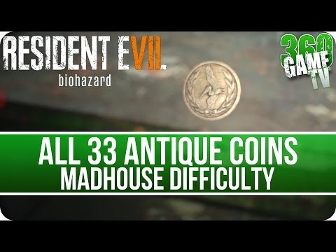 Resident Evil 7 - Madhouse Antique Coin Locations