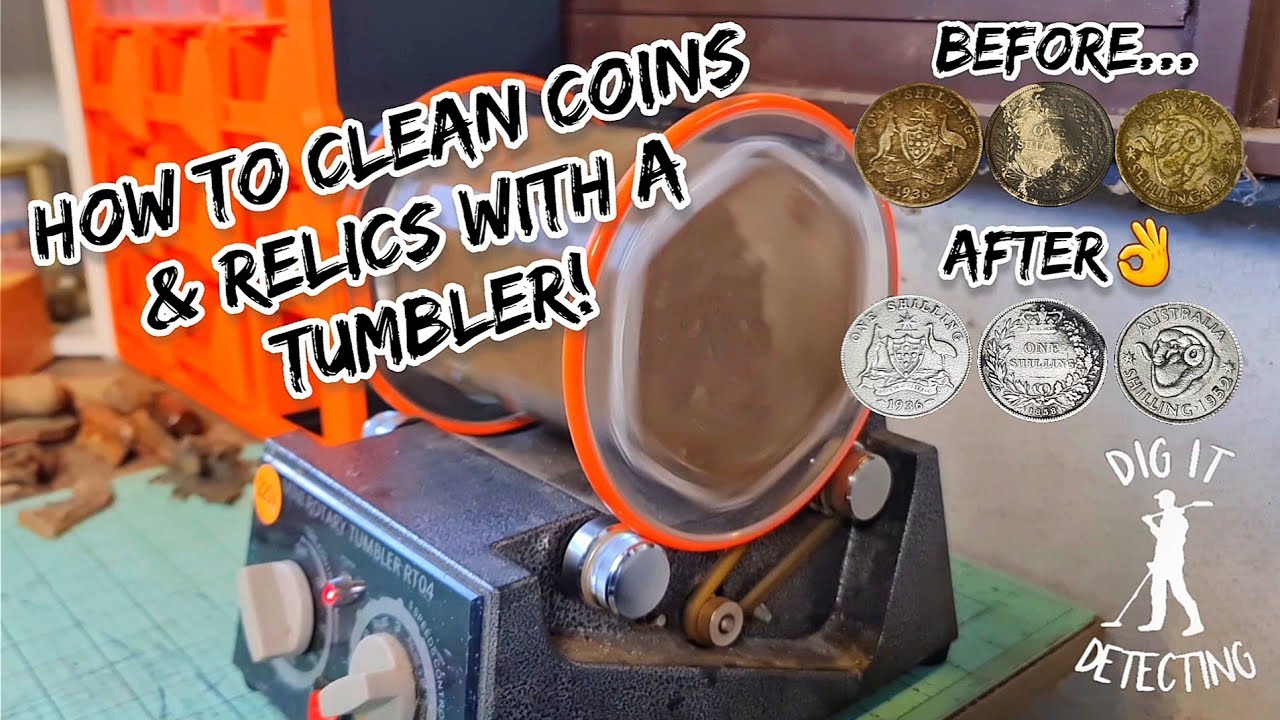 Cleaning coins in a rock tumbler | Find's Treasure Forums