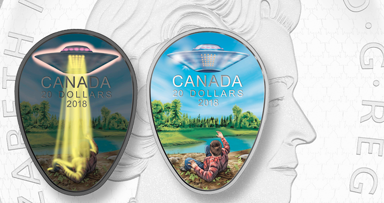 UFO-Themed Coin Adds New Dimension to Royal Canadian Mint's Latest Offerings