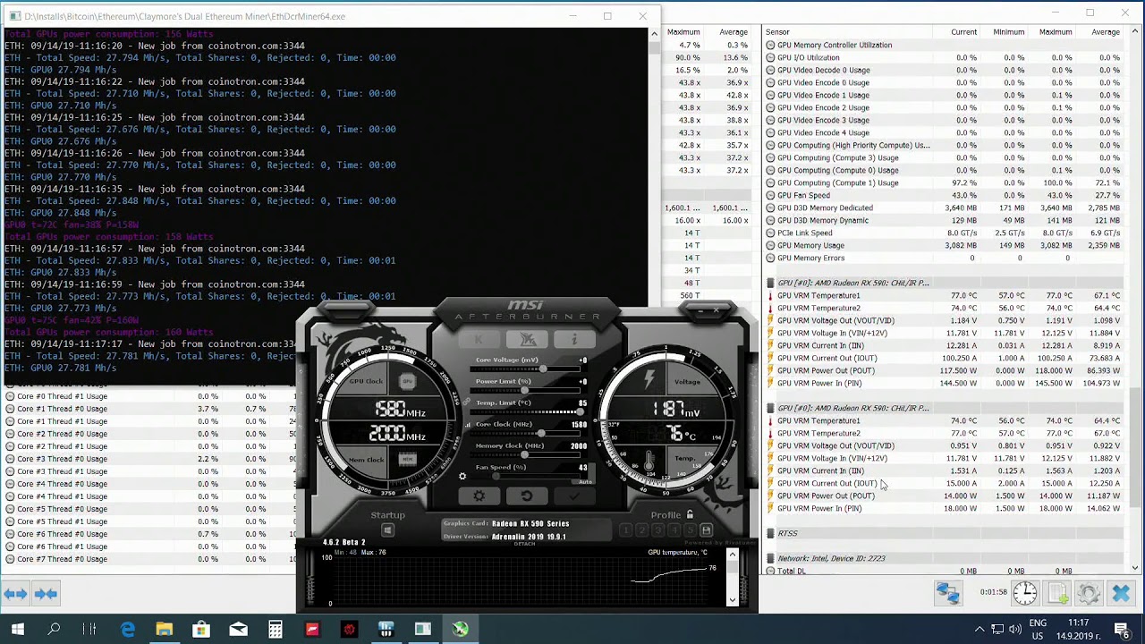 ⛏ AMD RX Mining Performance and Hashrate | Kryptex