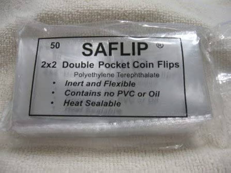 SAFLIP Double Pocket Safety Coin Flips (2