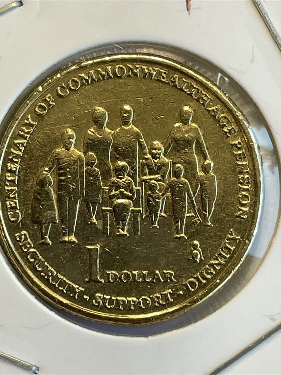 Australian Dollar Coins - The Centenary of the Commonwealth Age Pension