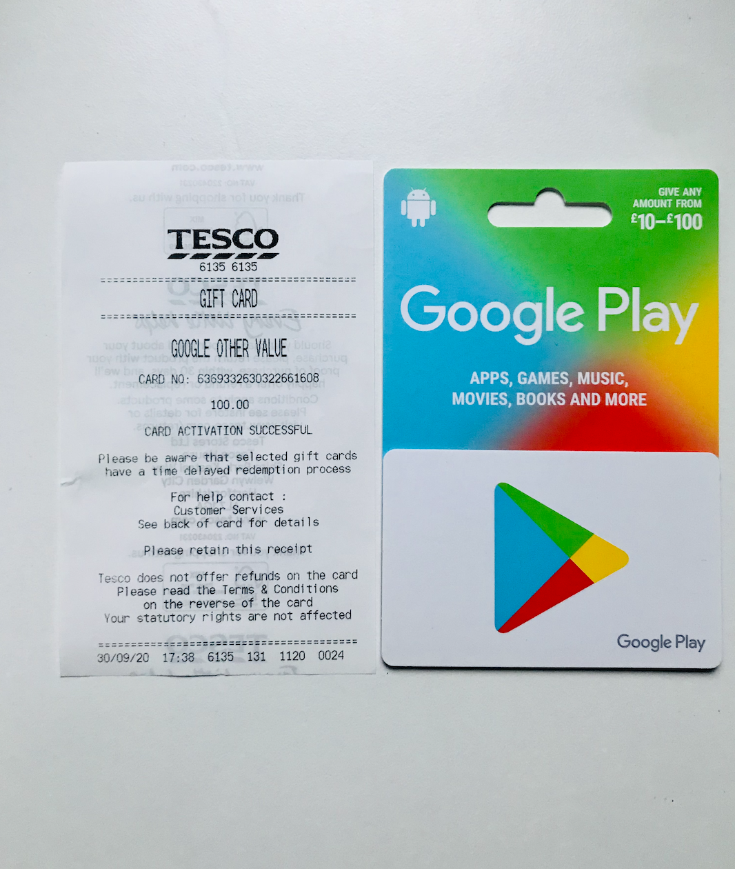 Sell Google Play Gift Card for PayPal | GiftoCash