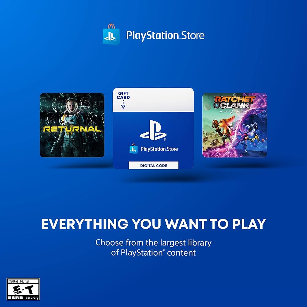 PlayStation gift cards