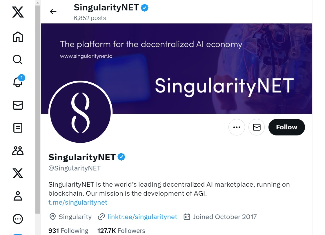 SingularityNET price in EUR and AGIX-EUR price history chart