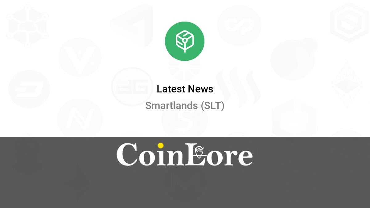 Smartlands Price Today - SLT to US dollar Live - Crypto | Coinranking