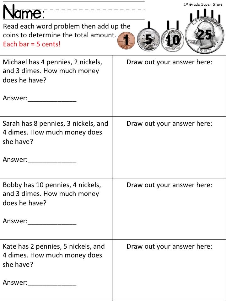 Coin Word Problems Calculator