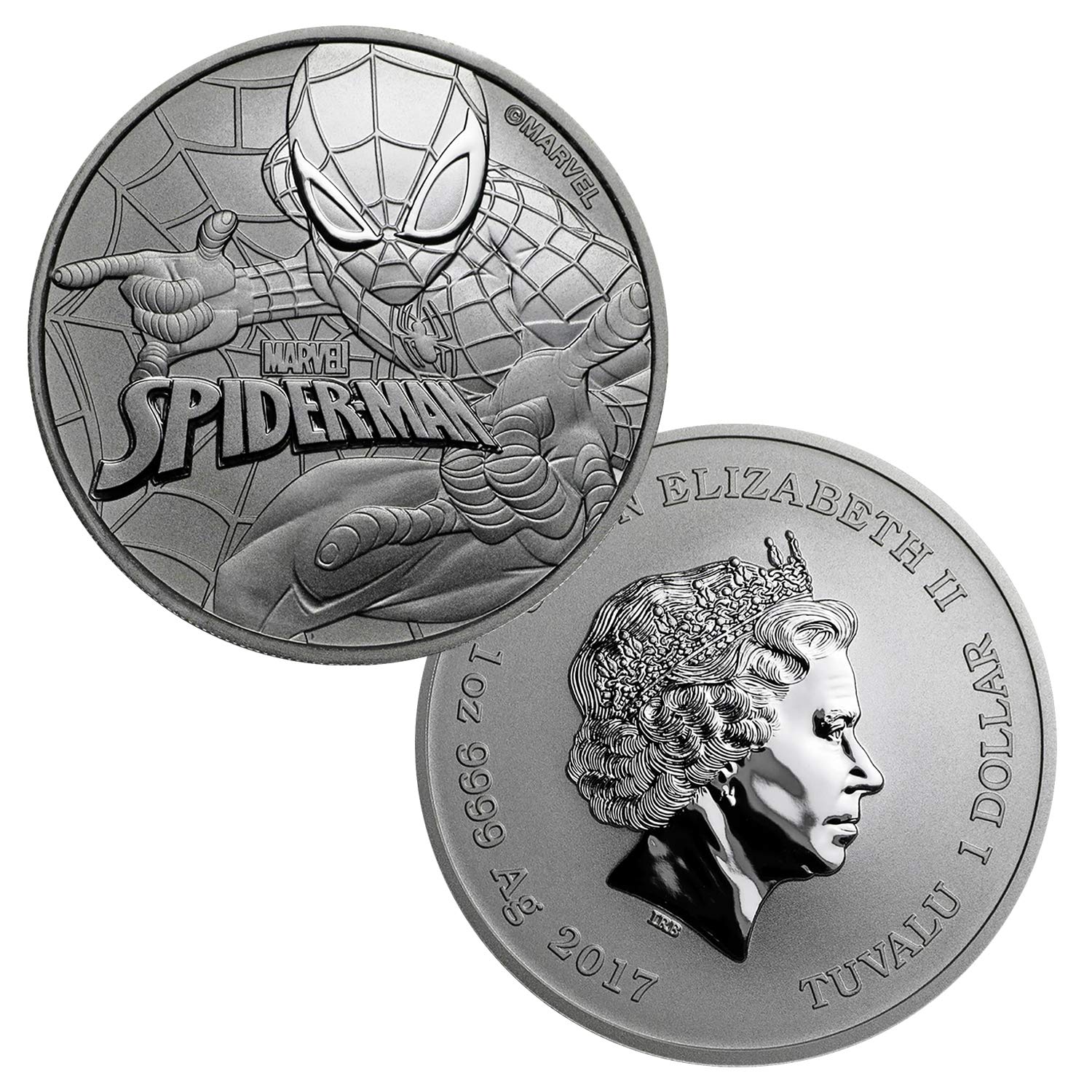 Spider Man silver coin | Coins Boutique