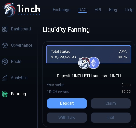 What is 1inch derivative staking, and how does it work? | bitcoinlove.fun - Help Center