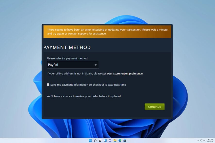 Paying for Steam games with my Paypal balance?