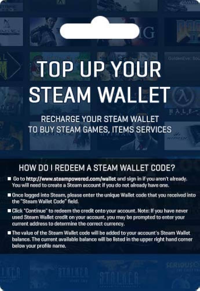 Steam wallet codes :: Help and Tips