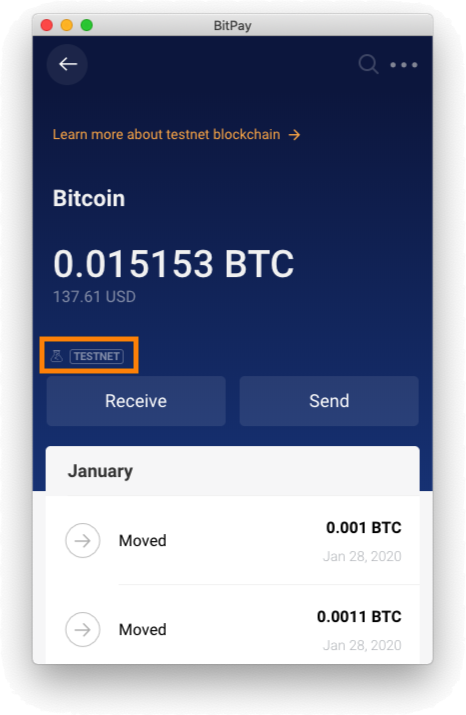 ‎BTC Testnet Wallet for COINiD on the App Store