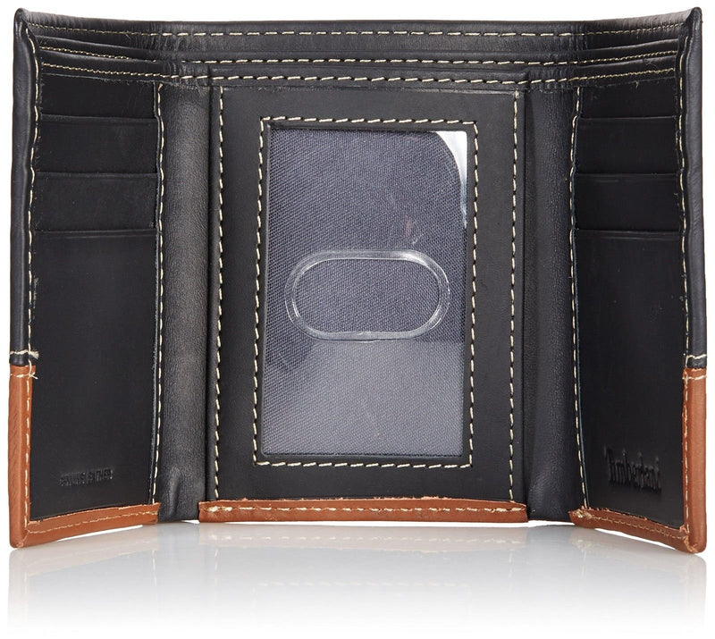 Timberland Men'S Leather Trifold Wallet with ID Window – SHANULKA Home Decor