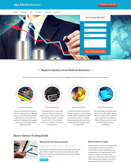 Top 5 - WordPress Forex Theme For Financial Business - Templatic