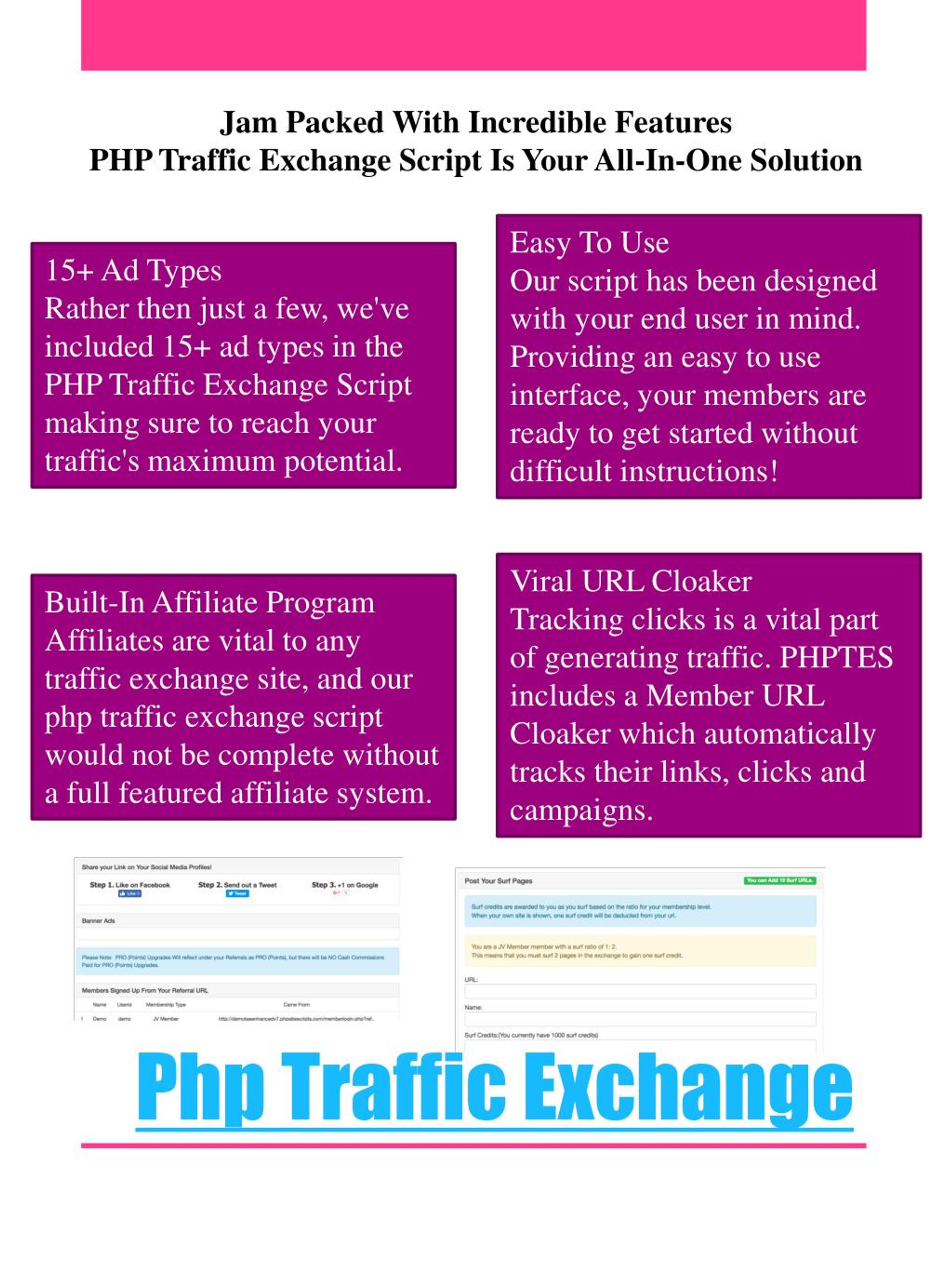 Traffic Exchange Script - Advertising Script