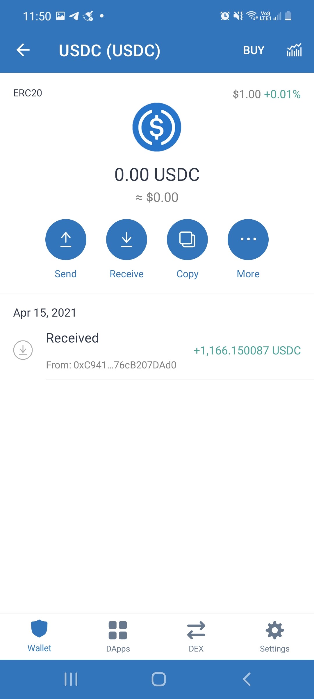USD Coin Wallet | USDC ERC20 Wallet for iOS & Android | Gem Wallet