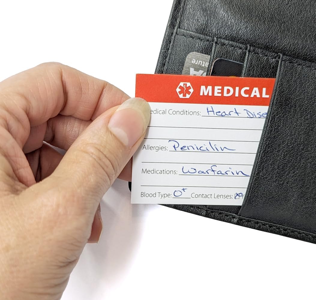 Medical ID ICE Information Wallet Cards | Lauren's Hope