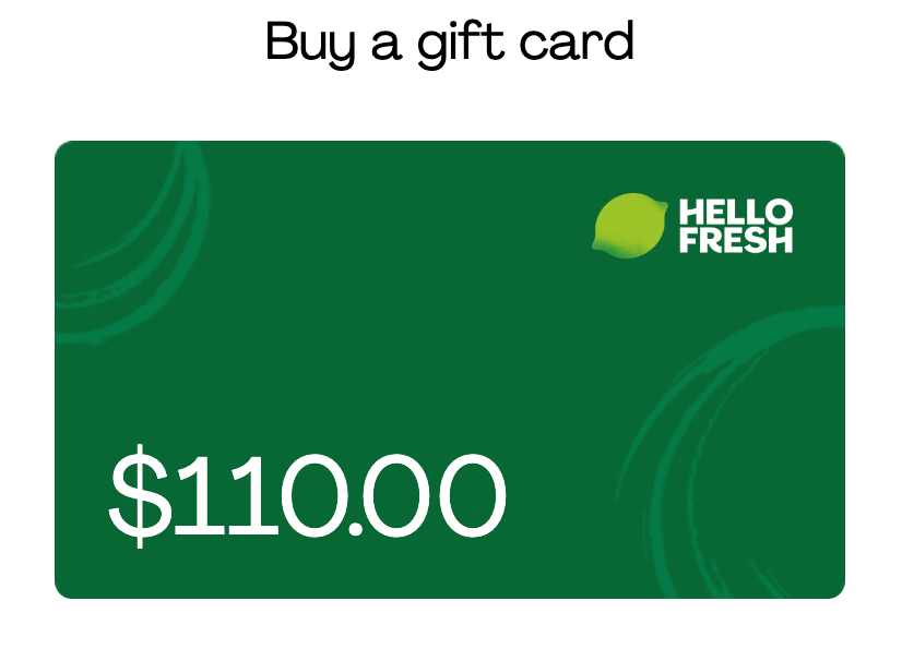 Buy HelloFresh Gift Cards | Gyft