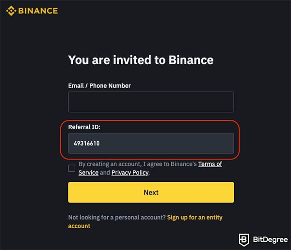 Binance Referral Code | kvander2's Blog