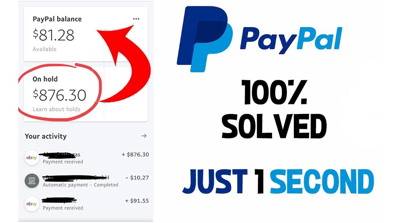 Why is my payment on hold or unavailable? | PayPal GB