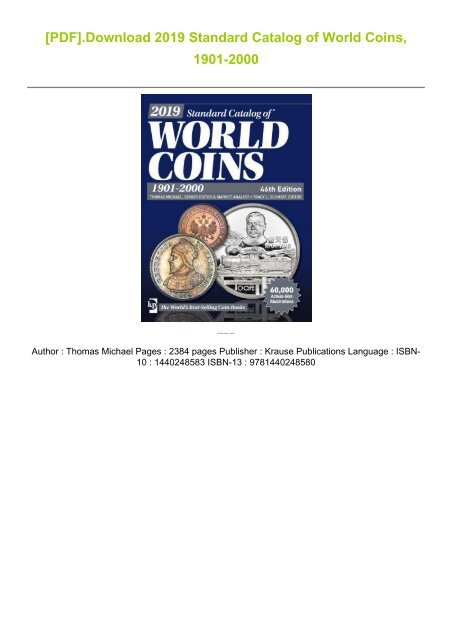 READ PDF Standard Catalog of World Coins, by MargoBraun on DeviantArt